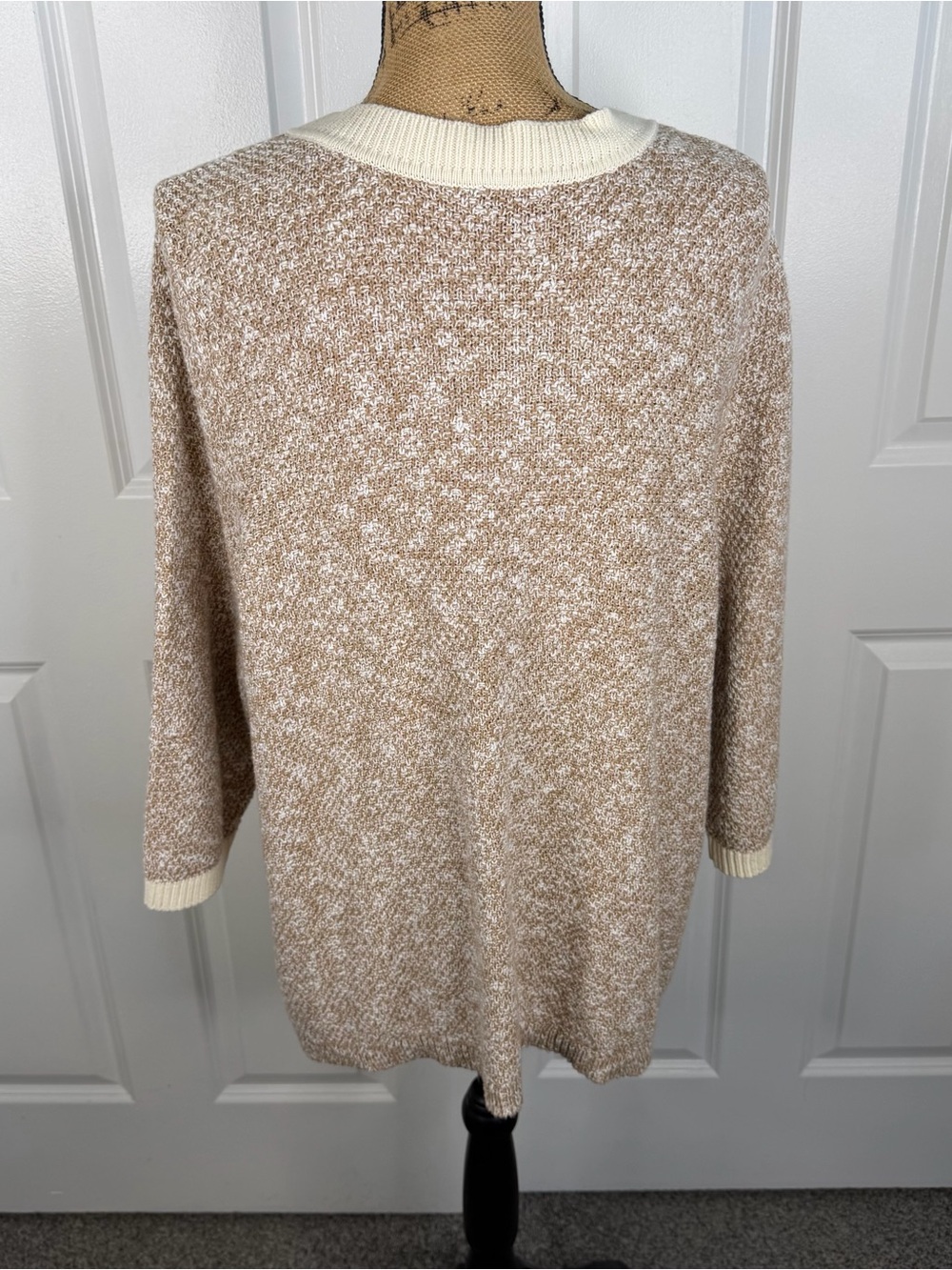J.Jill 2X 100% Cotton Marled Cardigan Sweater Jacket NWOT - Picture 9 of 12